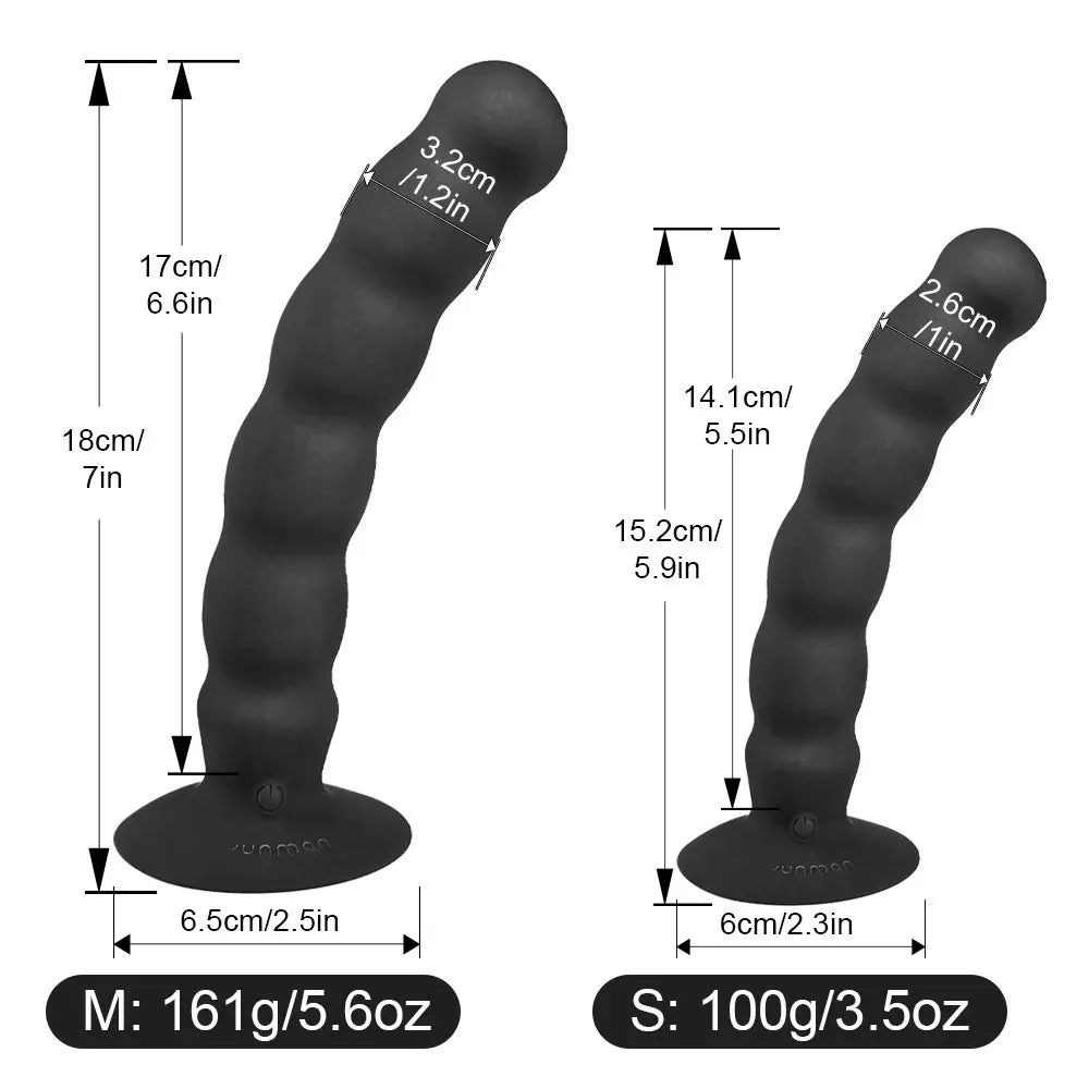 Thick Vibrating Wireless Butt Plug Prostate Massager Best Anus Toys