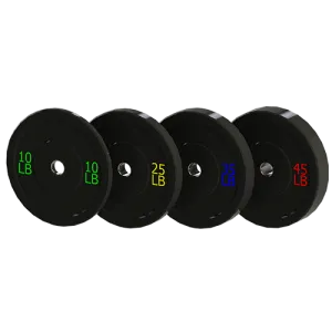 THROWDOWN FIT BUMPER PLATE 45 LBS - BLACK