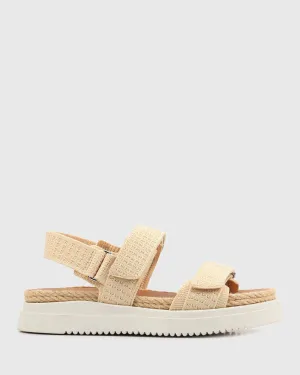 TINY Leather Flatform Sandals