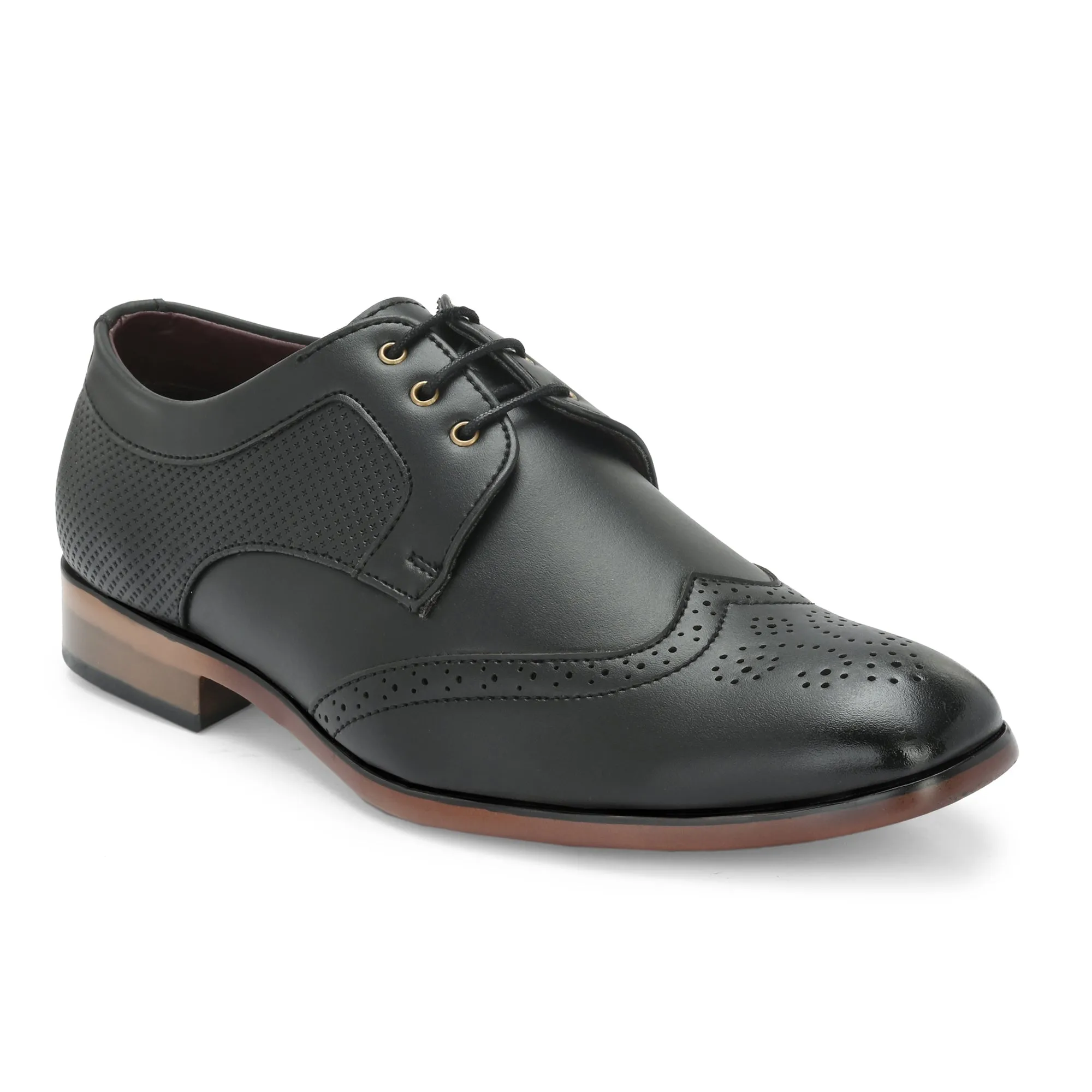 Toro Blu Men's Formal Office Dress Lace Up Derby Shoes