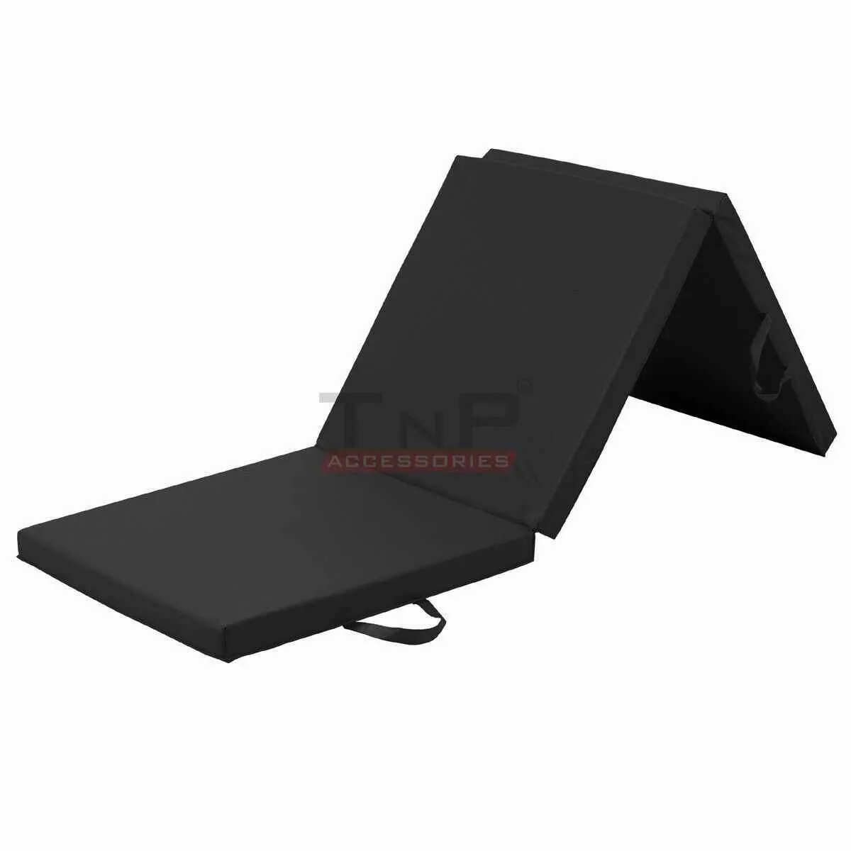 Tri-Fold Exercise Mat 5cm Thick - Black