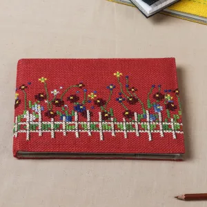 Tribal Hand Embroidered Jute Sketchbook