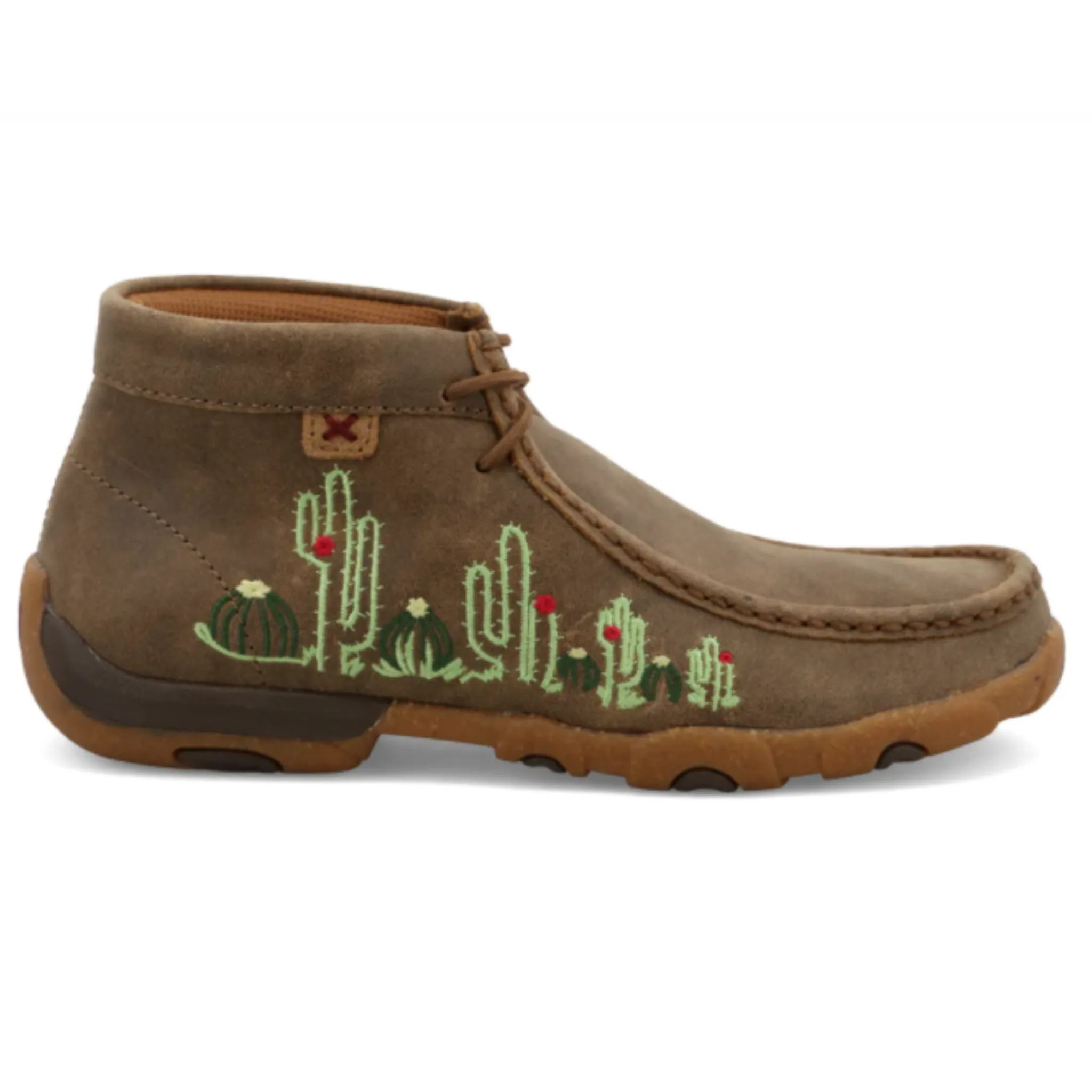 TWISTED X WOMEN'S CHUKKA DRIVING CACTUS MOC- WDM0145