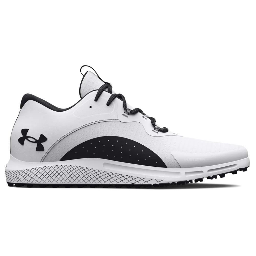 Under Armour Mens  Charged Draw 2 Spikeless Golf Shoes