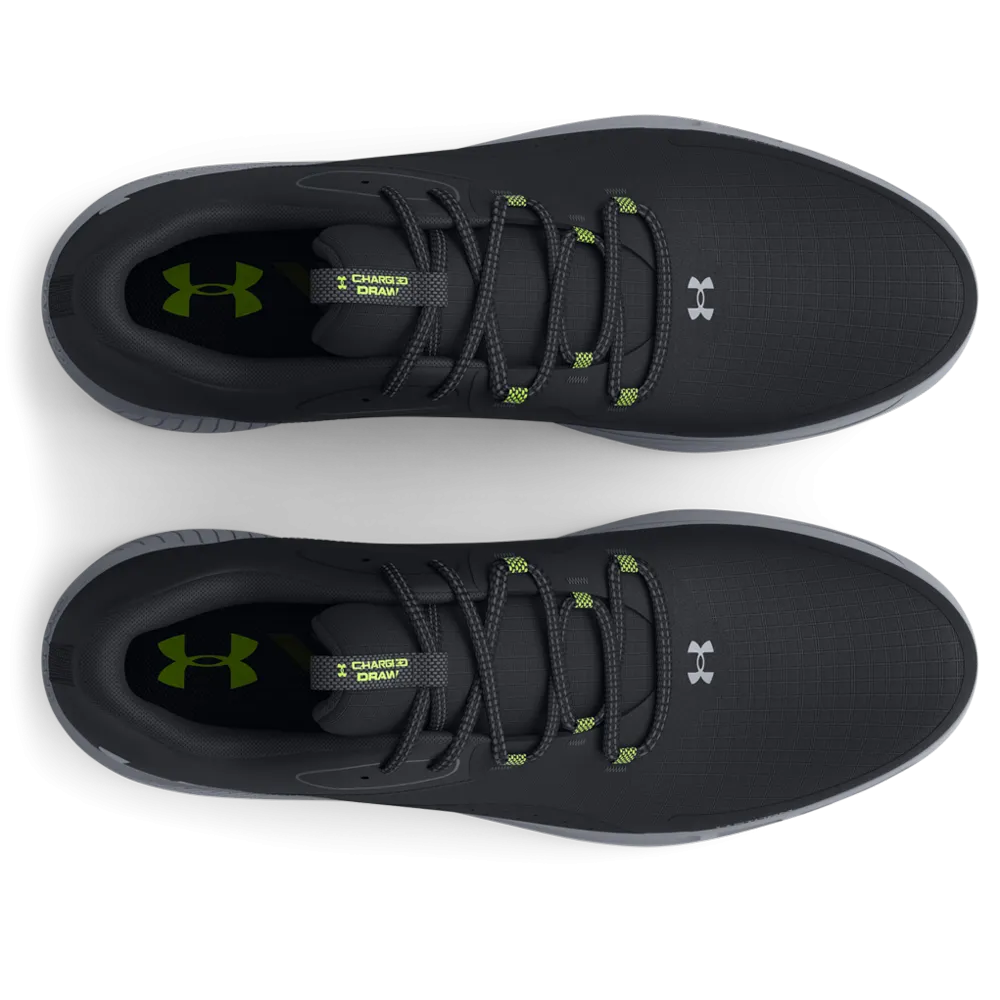 Under Armour Mens  Charged Draw 2 Spikeless Golf Shoes