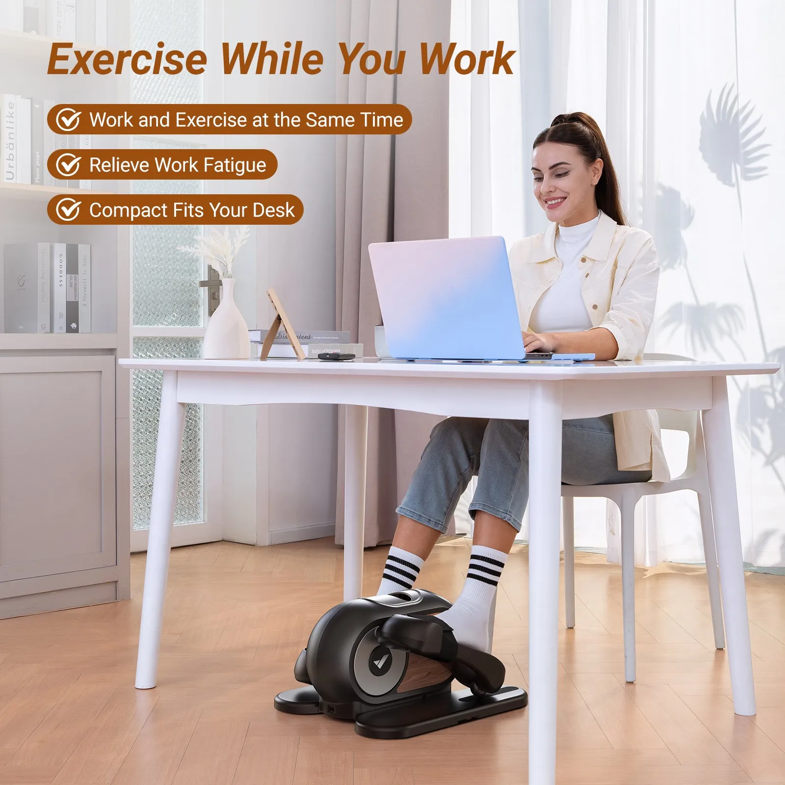 Under desk Electric Elliptical Machine-E32 Mini