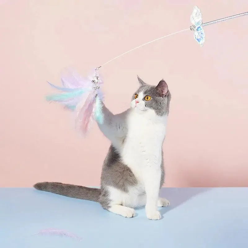 Unicorn Fairy Cat Wand Toy – Engage & Entertain Your Feline Friend