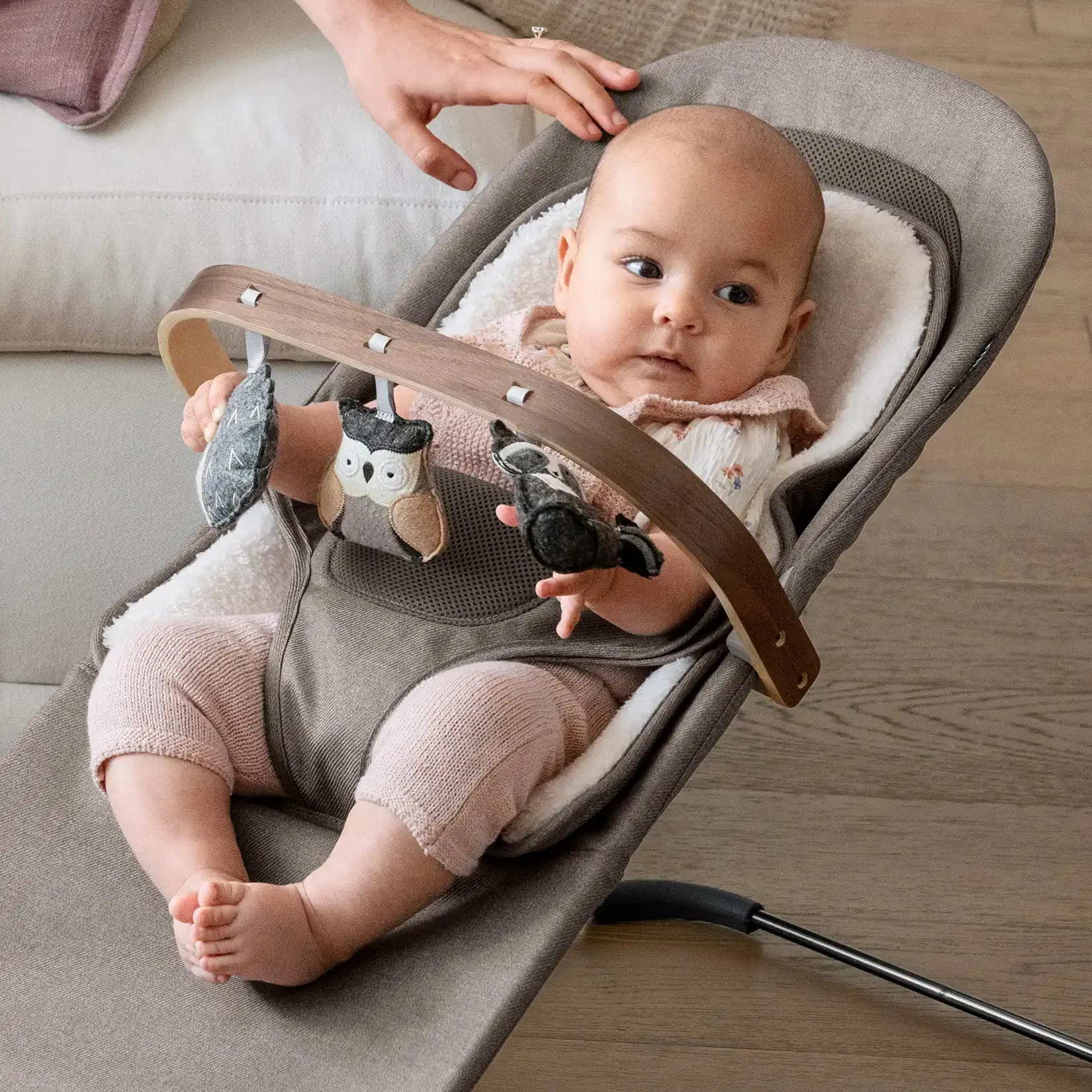 Uppababy, Mira Bouncer Toy Bar, Forest