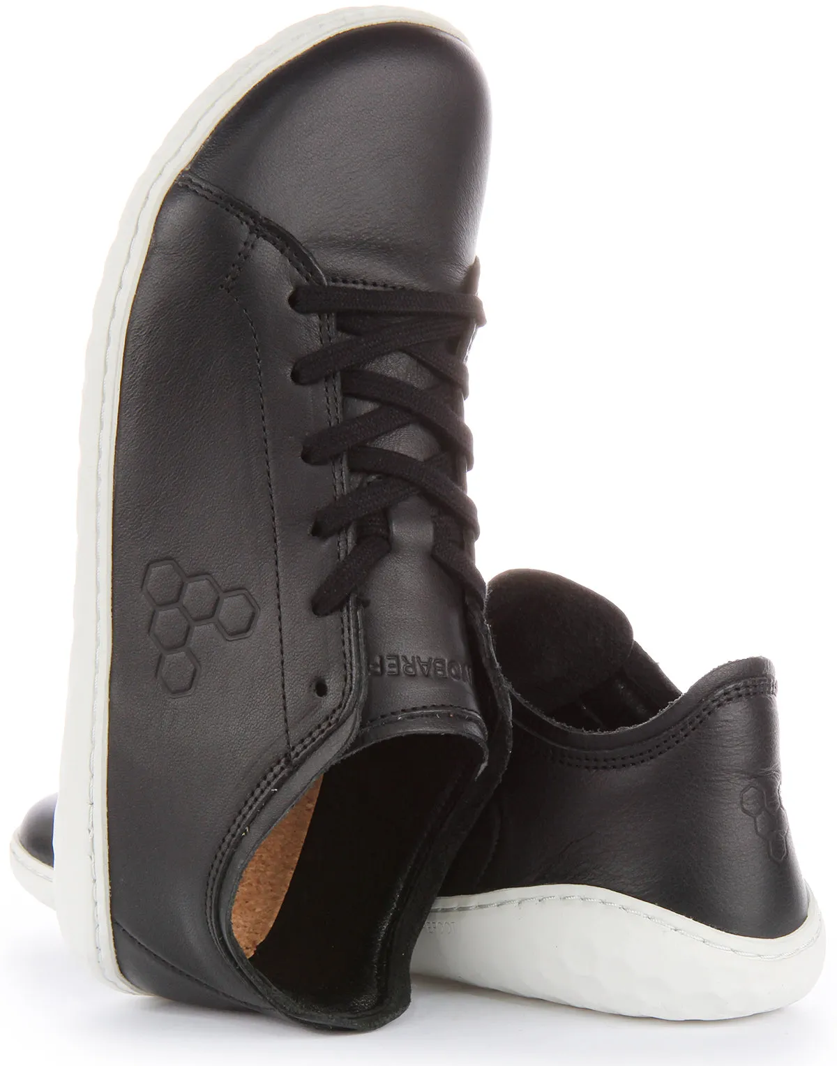 Vivobarefoot Geo Court III In Black White For Men