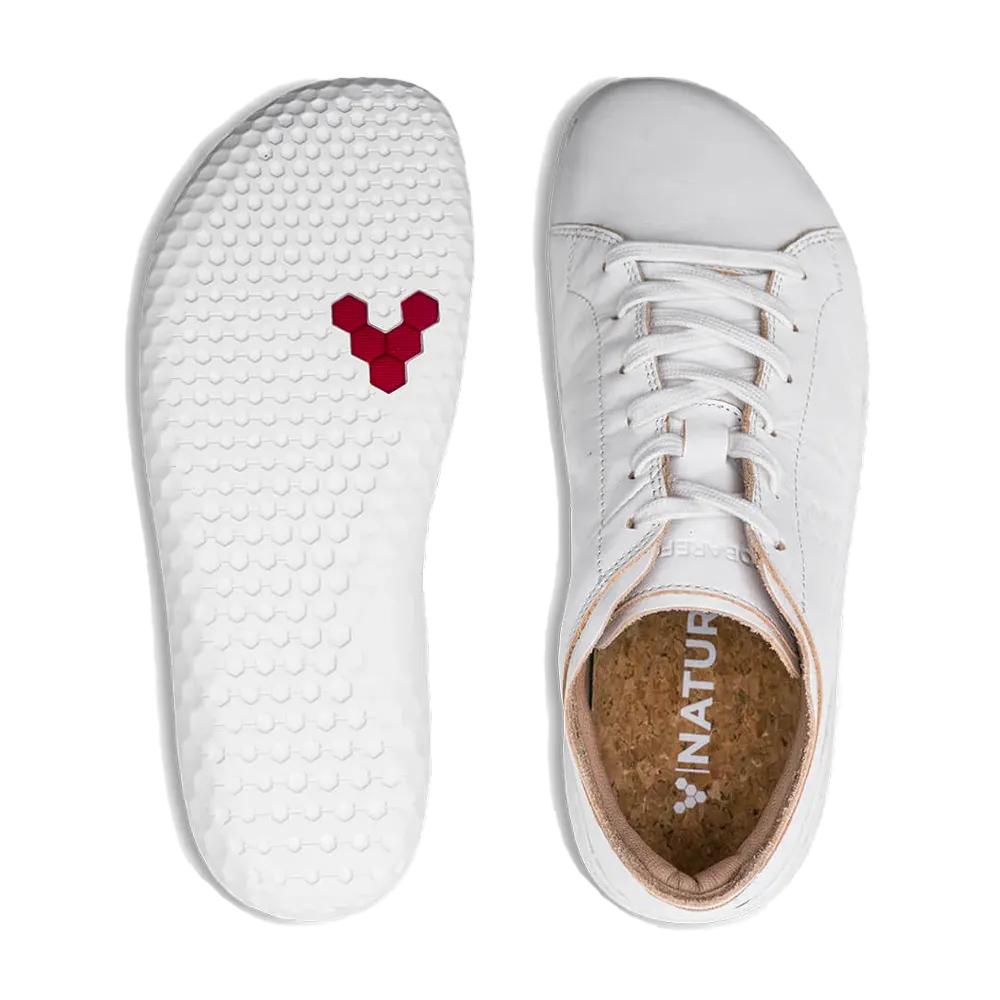 Vivobarefoot Geo Court III Mens Bright White CLEARANCE