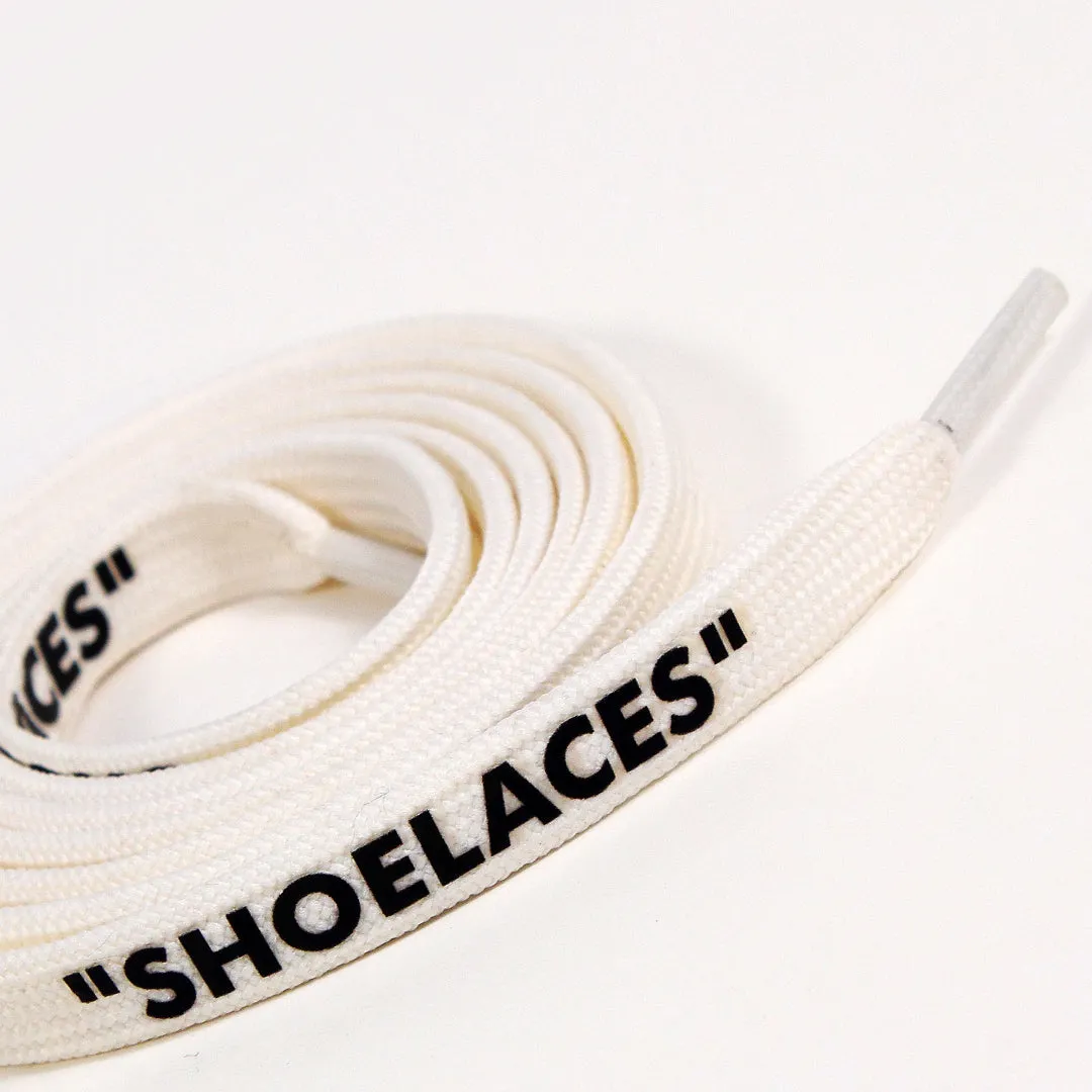 White Off-White Style "SHOELACES"