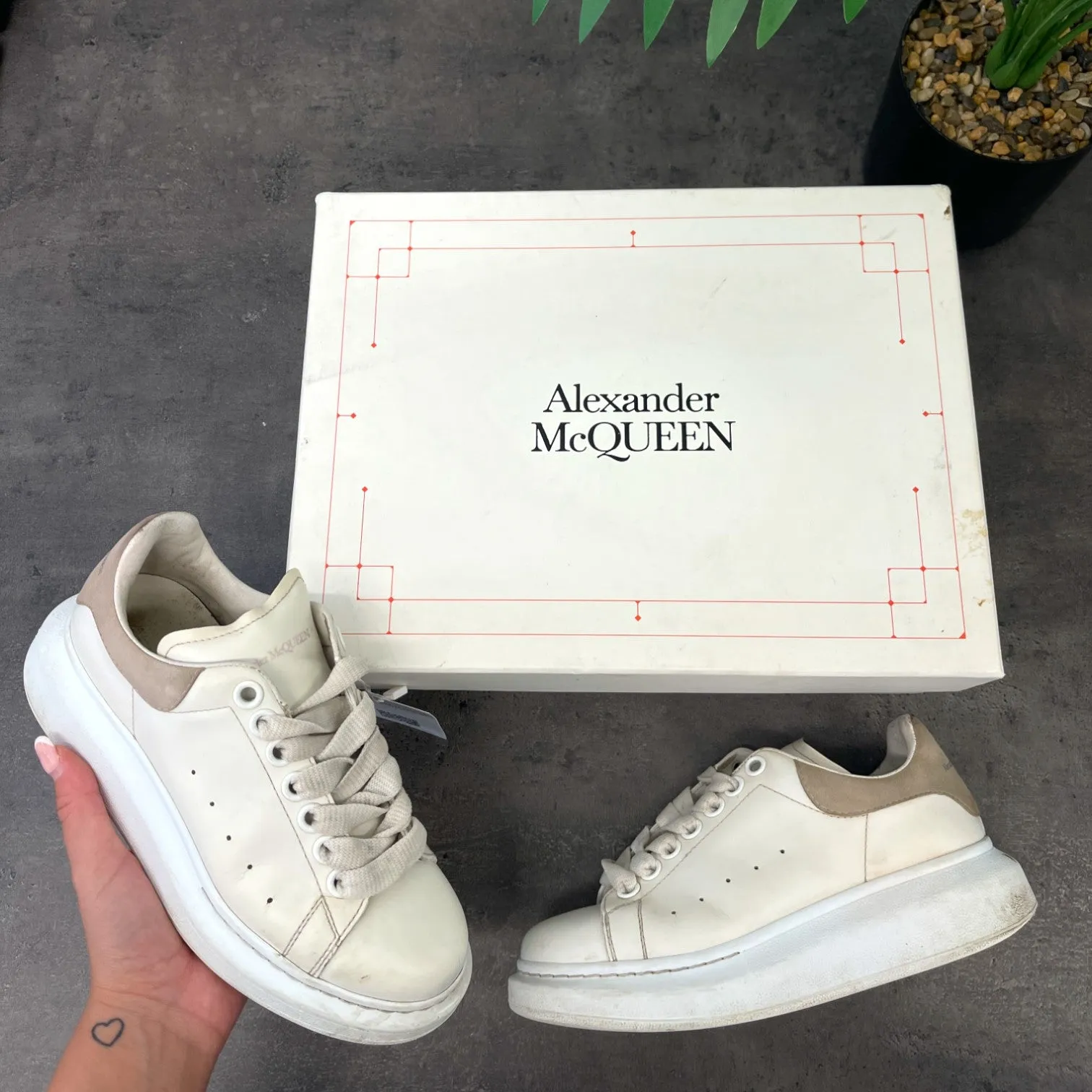 Women's Oversized Low Trainers White Size EU 35.5 / UK 2.5