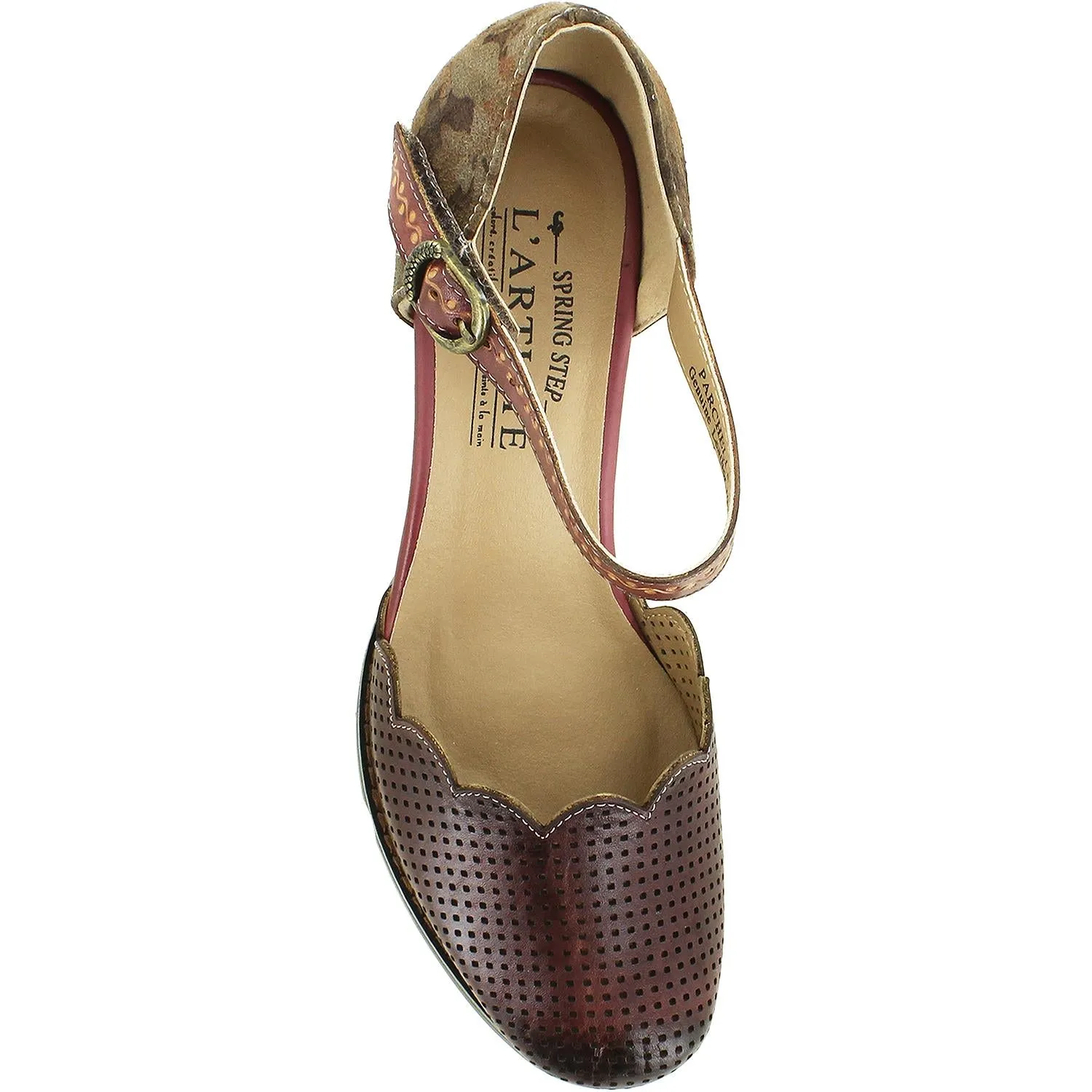 Women's Spring Step Parchelle Bordeaux Multi Leather