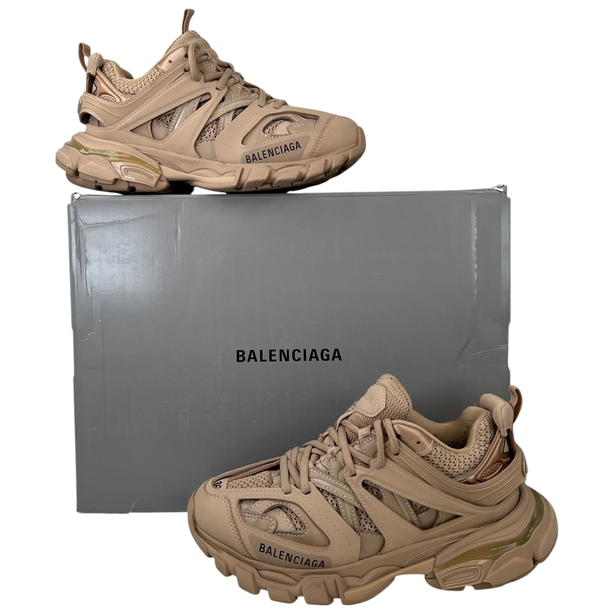 Women's Track Low Trainers Nude Size EU 36 / UK 3