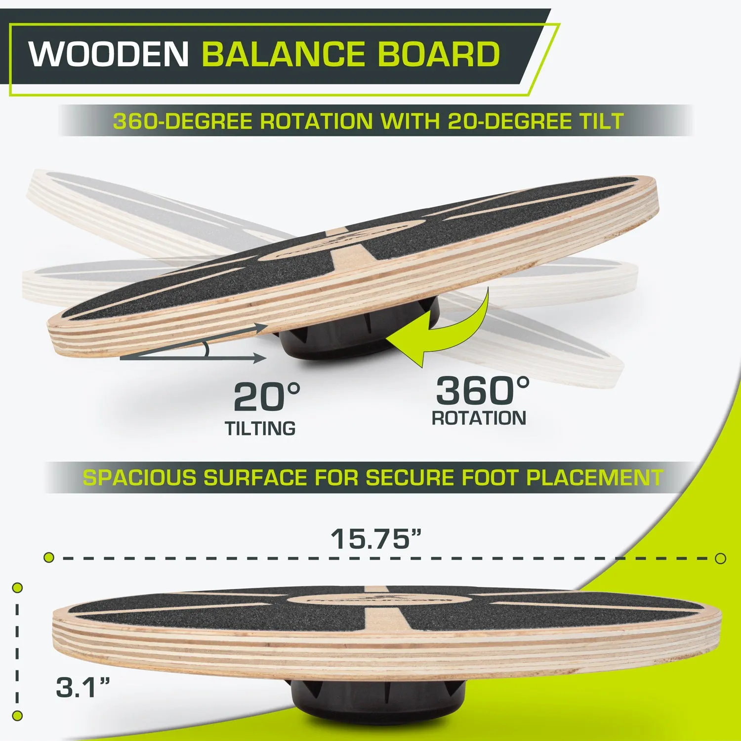 Wooden Balance Board