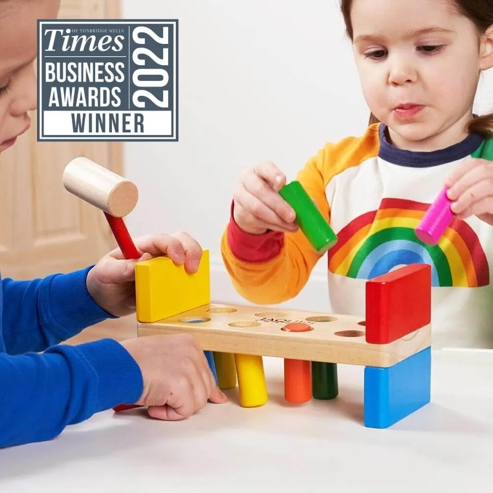 Wooden Hammer Bench - Toddler Toy