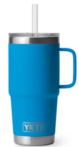 Yeti Rambler 25 OZ Mug With Straw Lid