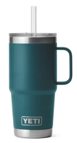 Yeti Rambler 25 OZ Mug With Straw Lid