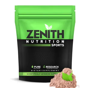 Zenith Nutrition Mass Gainer Powder(For Adults,Double Rich Chocolate 750 gms) with Enzyme blend | 17gm Protein | 51gm Carbs | Added Glutamine | Lab tested